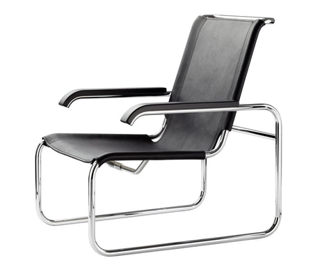 S 35 L fåtölj från Thonet - Special full grain butt leather - Black - Jacobsen Plus