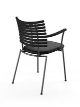 Tiger Armstol, svart läder från Naver Collection - 32 - Jacobsen Plus