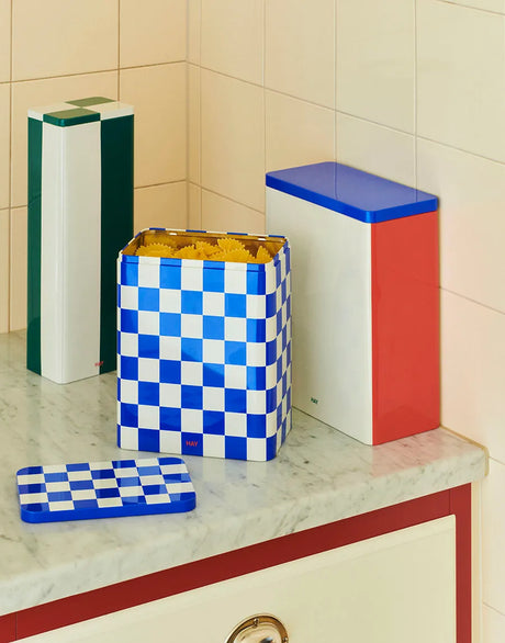 Tin Container från HAY - Small Green-Dark Blue - Jacobsen Plus