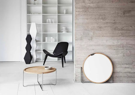 CH417 Brickbord av Hans J. Wegner - Svart-vit laminat / Olie - Jacobsen Plus
