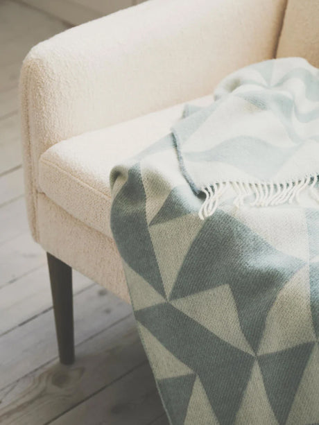 Twist a Twill Pläd, ocean grön från Silkeborg Uldspinderi - 4 - Jacobsen Plus