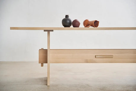 Jeppe Utzon Bord #2 från DK3 - Ek / 200 x 100 cm - Jacobsen Plus