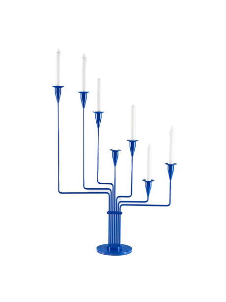 Karlsvognen Table Ljusstake, mörkblå från Piet Hein - 1 - Jacobsen Plus
