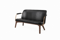 Utility 2-sits loungesoffa, valnöt, Caress 1509 HR från Stellar Works