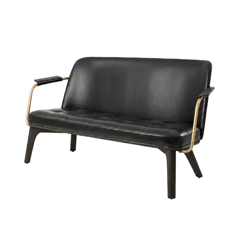 Utility 2-sits loungesoffa, onyx ek, Caress 1509 HR från Stellar Works - 1 - Jacobsen Plus