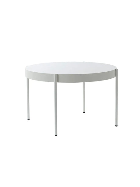 Serie 430 bord, vit av Verner Panton - Ø120 cm - Jacobsen Plus