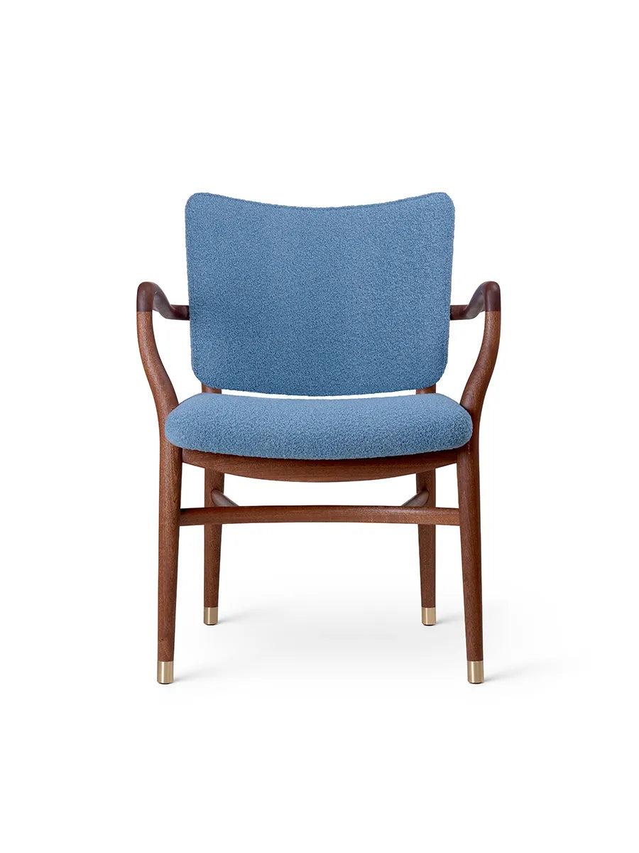 VLA61 Monarch Chair av Vilhelm Lauritzen - Mahogny olie - Baru 0740 - Jacobsen Plus
