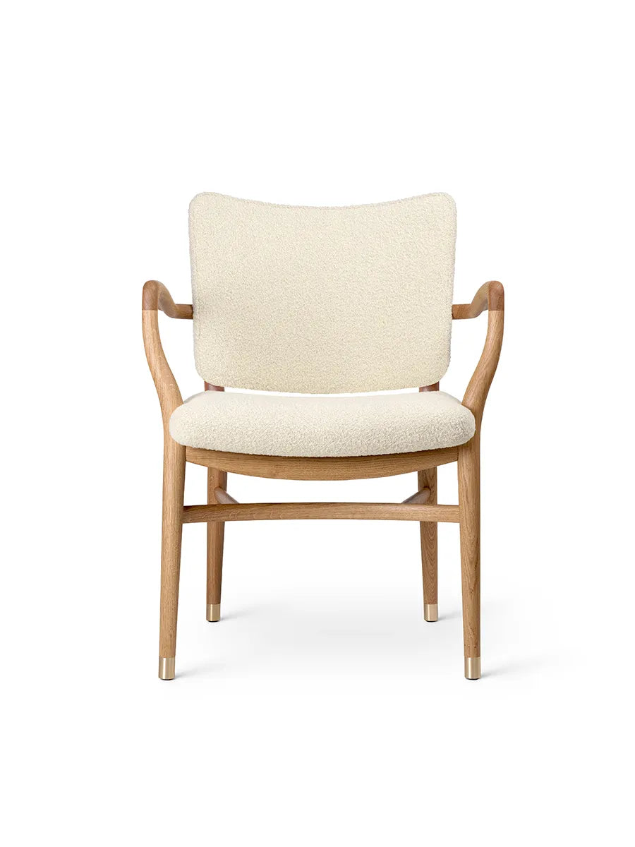 VLA61 Monarch Chair av Vilhelm Lauritzen - Ek olie - Baru 0410 - Jacobsen Plus