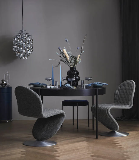System 1-2-3 matstol Deluxe av Verner Panton - Stofgruppe 1 - Jacobsen Plus