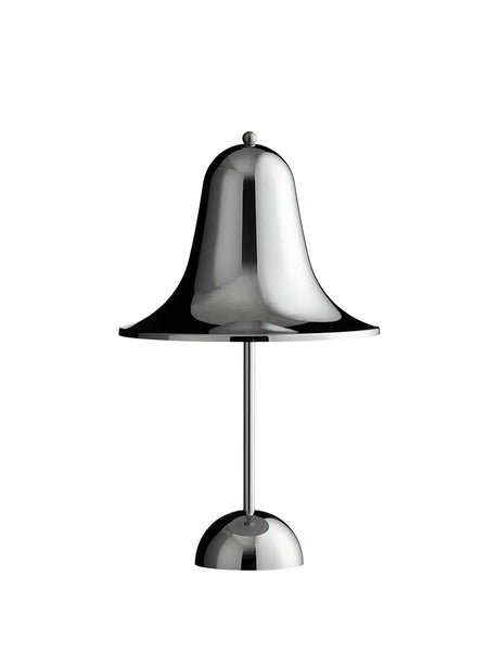 Pantop Bärbar bordslampa, Blank krom från Verpan - Jacobsen Plus