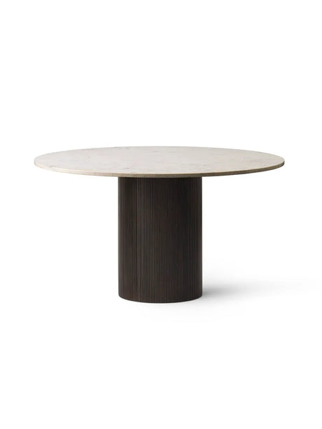 Cabin bord Ø130, beige marmor från Vipp - Lys eg - Jacobsen Plus