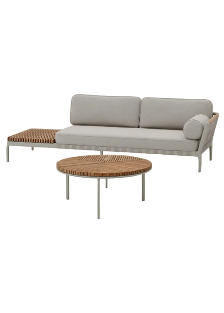 Utomhus Open-Air Soffa, inkl. loungebord i teak från Vipp - Jacobsen Plus