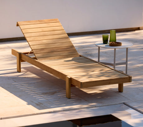 Vista solsäng i teak från Cane-line - 3 - Jacobsen Plus