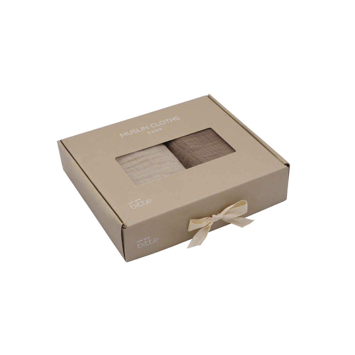 Tygblöjor - 2-pack - Lera / Earth från We Are Bitte - 1 - Jacobsen Plus