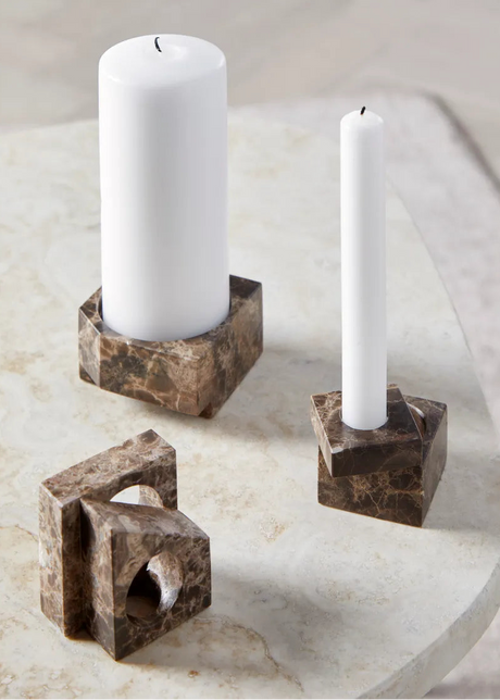 Jeu de Dés 1 Ljusstake från Woud - Black - Jacobsen Plus