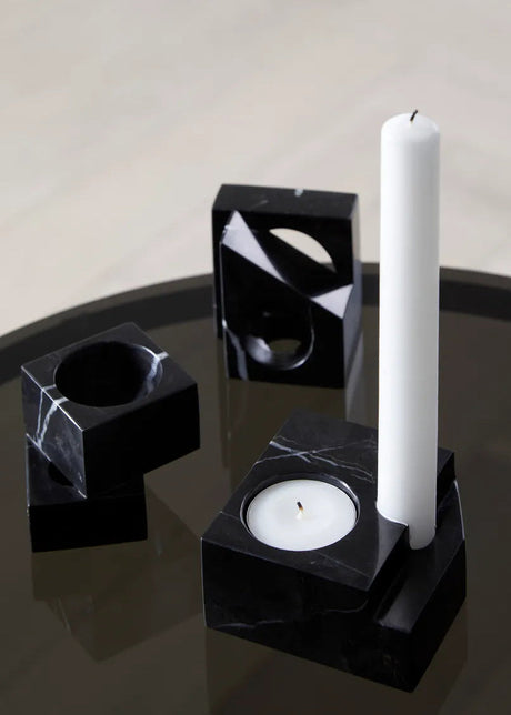 Jeu de Dés 2 Ljusstake från Woud - Brown - Jacobsen Plus