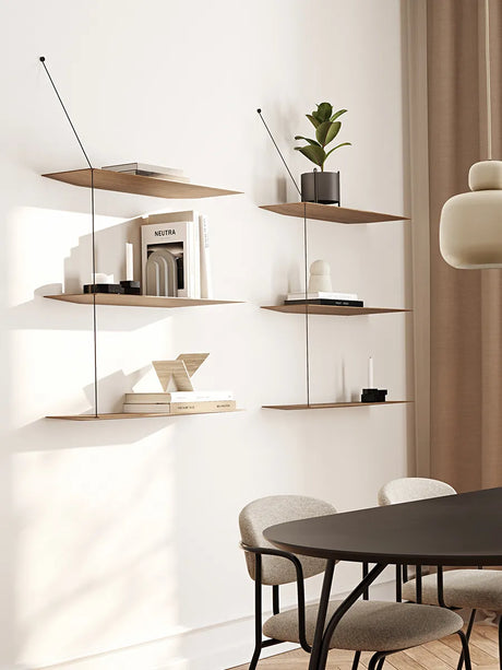 Stedge Shelf, 60 cm från Woud - Sortlakeret - Jacobsen Plus