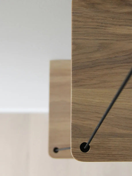 Stedge Shelf, 60 cm från Woud - Sortlakeret - Jacobsen Plus