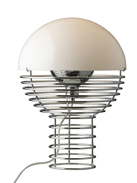 Wire Bordslampa Ø30, vit av Verner Panton - Jacobsen Plus