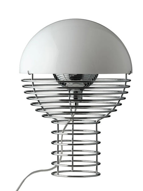 Wire Bordslampa Ø30, vit av Verner Panton - 2 - Jacobsen Plus