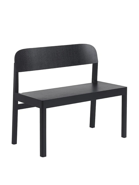 Workshop Bänk, svart från Muuto - Jacobsen Plus
