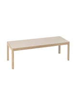 Workshop soffbord från Muuto - 120 x 43 cm / Warm grey linoleum - Oak - Jacobsen Plus