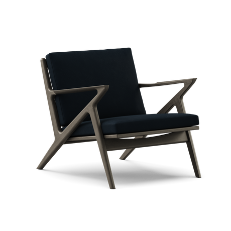 Z Chair, svartlackerad ek från DK3 - Sortlakeret eg - Balmoral 02 - Jacobsen Plus