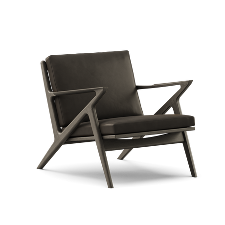 Z Chair, svartlackerad ek från DK3 - Sortlakeret eg - Balmoral 02 - Jacobsen Plus