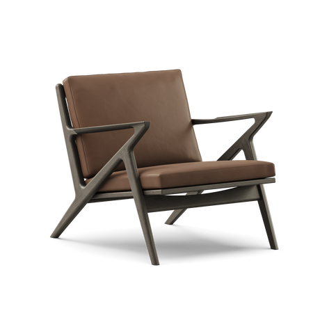 Z Chair, svartlackerad ek från DK3 - Sortlakeret eg - Balmoral 02 - Jacobsen Plus