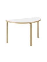 Aalto Table Half-Round 95, Ø120 cm från Artek - Vit Laminat - Jacobsen Plus