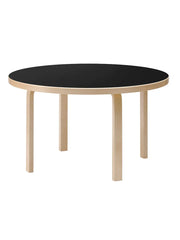 Aalto Table Round 91, Ø125 cm från Artek