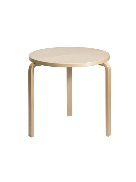 Aalto Table Round 90B, Ø75 cm från Artek - Birk - Jacobsen Plus