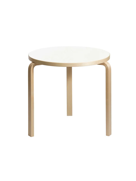 Aalto Table Round 90B, Ø75 cm från Artek - Birk - Jacobsen Plus