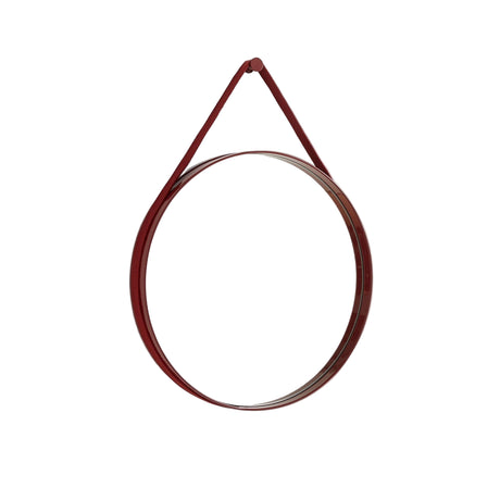 Strap Mirror No 2 Ø50 Röd - Spegel från Hay - Jacobsen Plus