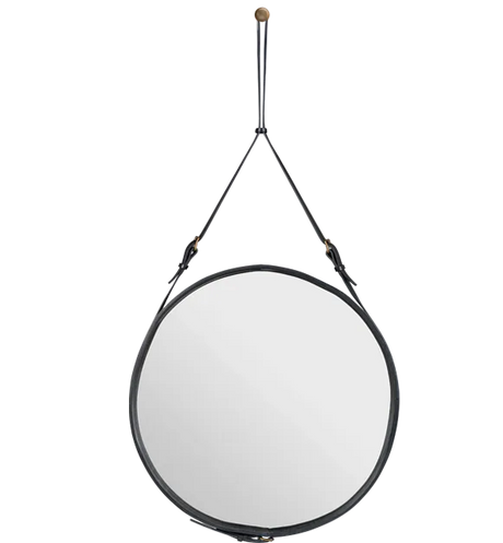 Adnet spegel från GUBI - Black / Ø45 - Jacobsen Plus