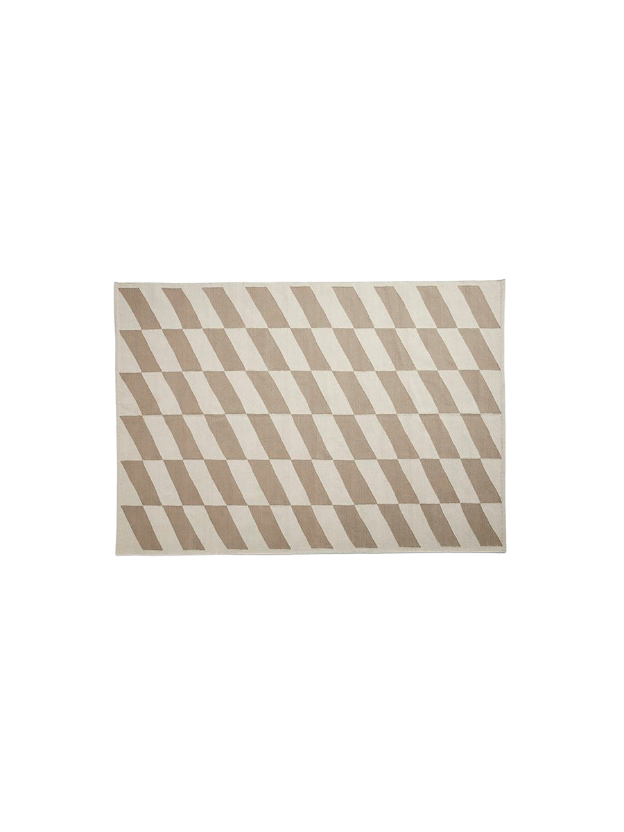 Shift Kelim Matta, 140 x 200 cm från Hay - Beige - Jacobsen Plus