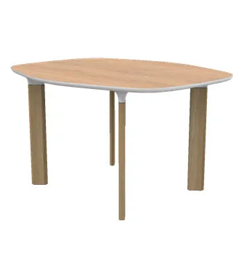 Analog Bord JH43 från Fritz Hansen - Ek finér / Svart / Svart lakeret eg - Jacobsen Plus