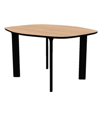 Analog Bord JH43 från Fritz Hansen - Ek finér / Svart / Svart lakeret eg - Jacobsen Plus