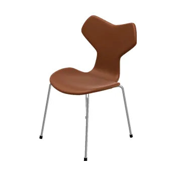 3130 Grand Prix, helt klädd av Arne Jacobsen - Fuldpolstret / Essential læder / Svart - Jacobsen Plus
