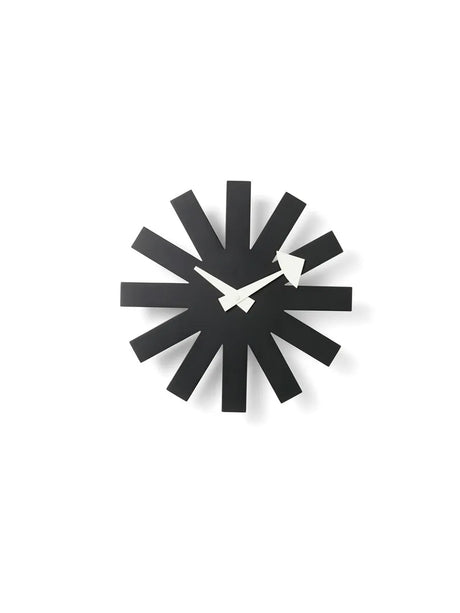 Asterisk Clock från Vitra - Black - Jacobsen Plus