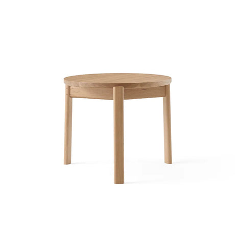 Passage Loungebord, Ø50 cm från Audo Copenhagen - Natural Oak - Jacobsen Plus