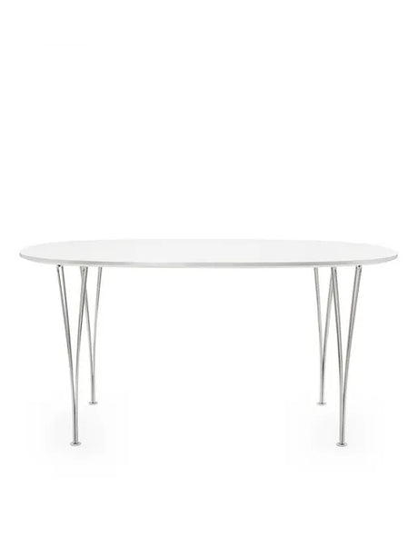 Piet Hein B612 bord, vit laminat från Fritz Hansen - 1 - Jacobsen Plus