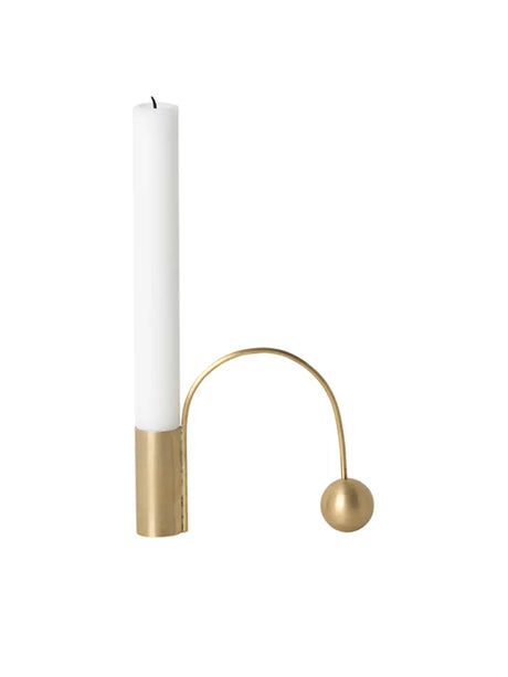 Balance Ljusstake från Ferm Living - Black brass - Jacobsen Plus