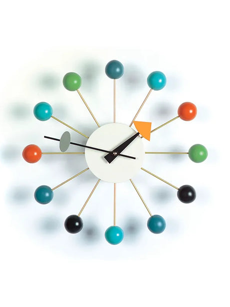 Ball Clock från Vitra - Flerfärgad - Jacobsen Plus