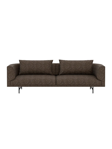 Vipp - Chimney 3-personerssoffa - Bark - Svart pulverlakeret stel - Jacobsen Plus