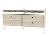 Sovrum, bundle G från String - Beige - ask - Jacobsen Plus