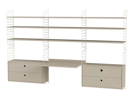 Kontor, paket F från String - Vit - vit - Jacobsen Plus