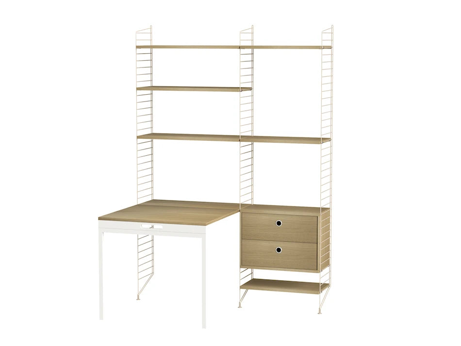 Kontor, paket E från String - Beige - eg - Jacobsen Plus