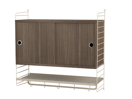 Sovrum, paket F från String - Beige - valnød - Jacobsen Plus