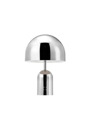 Bell Portabel bordslampa, silver från Tom Dixon